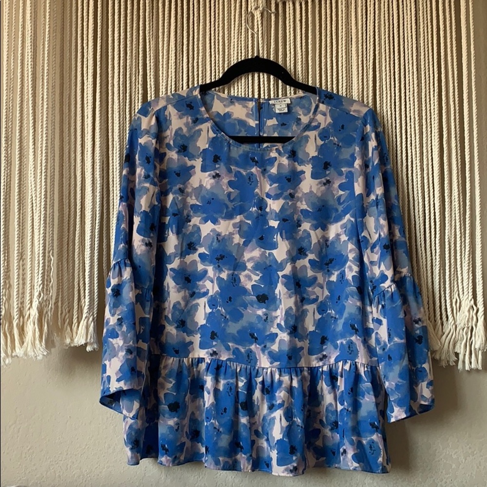 J.Crew Floral Blouse